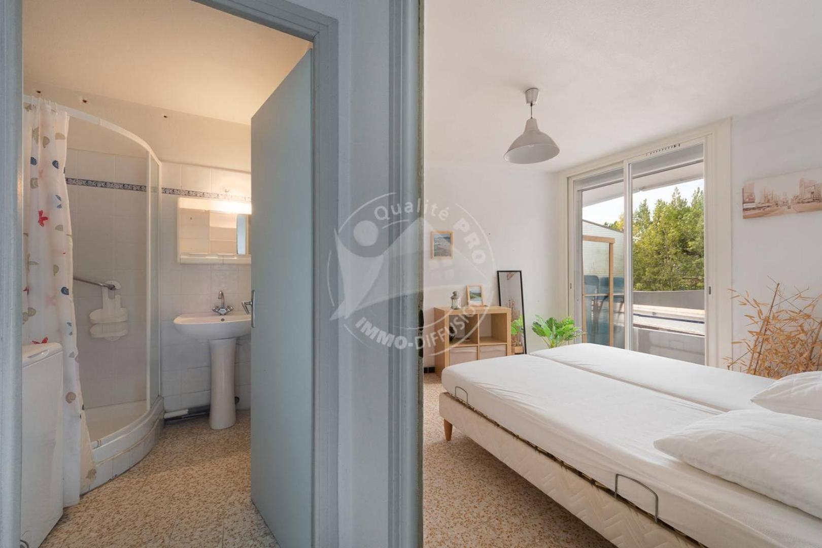 As17378 - P4 Dans Une Residence Sur La Plage Avec Vue Mer Et Piscine 르그로뒤후아 외부 사진